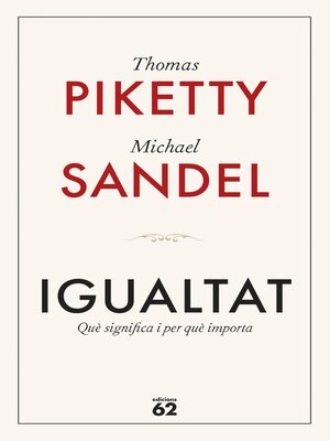 cover image of Igualtat